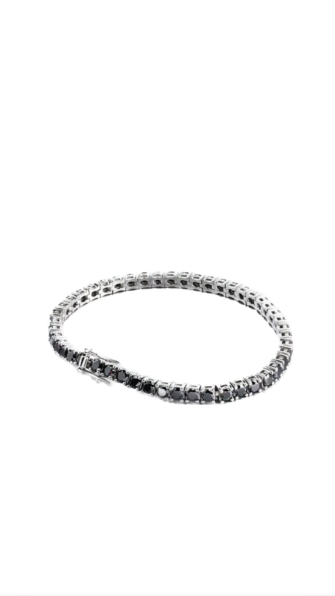Bratara Tennis Black 2.5mm Argint 925 - Icedout.nm