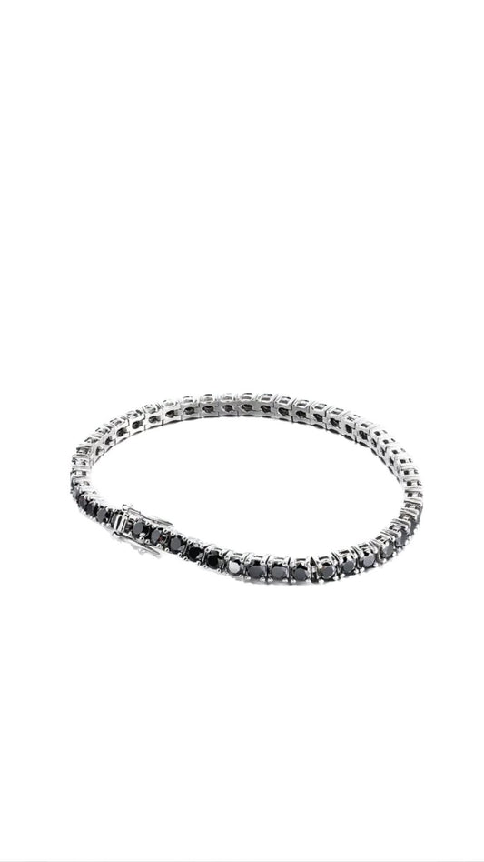 Bratara Tennis Black 2.5mm Argint 925 - Icedout.nm