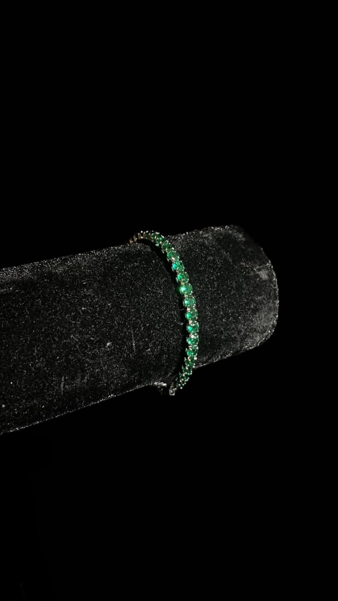Bratara Tennis Green - Icedout.nm