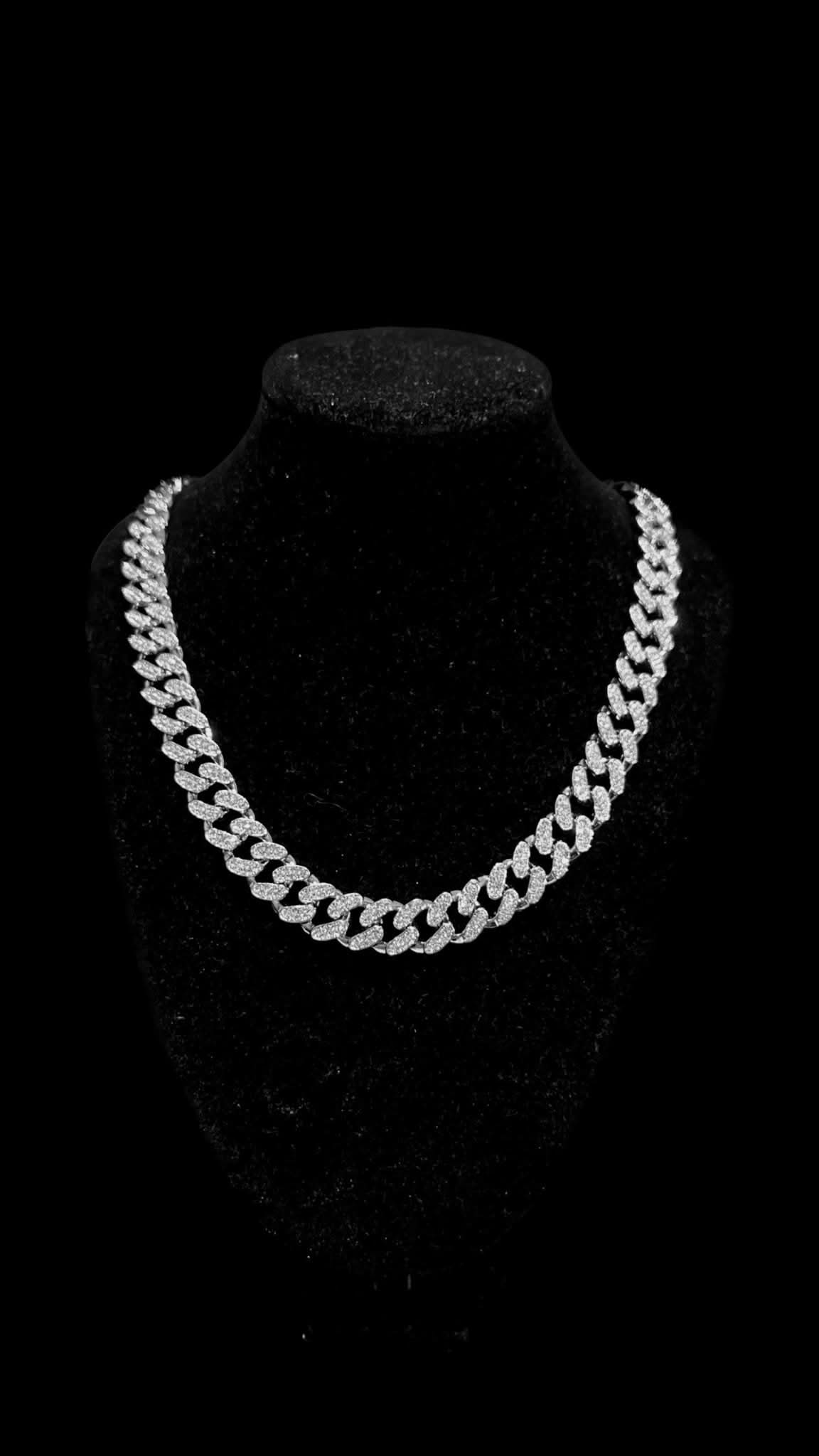 Colier Cuban Clasic Silver - Icedout.nm