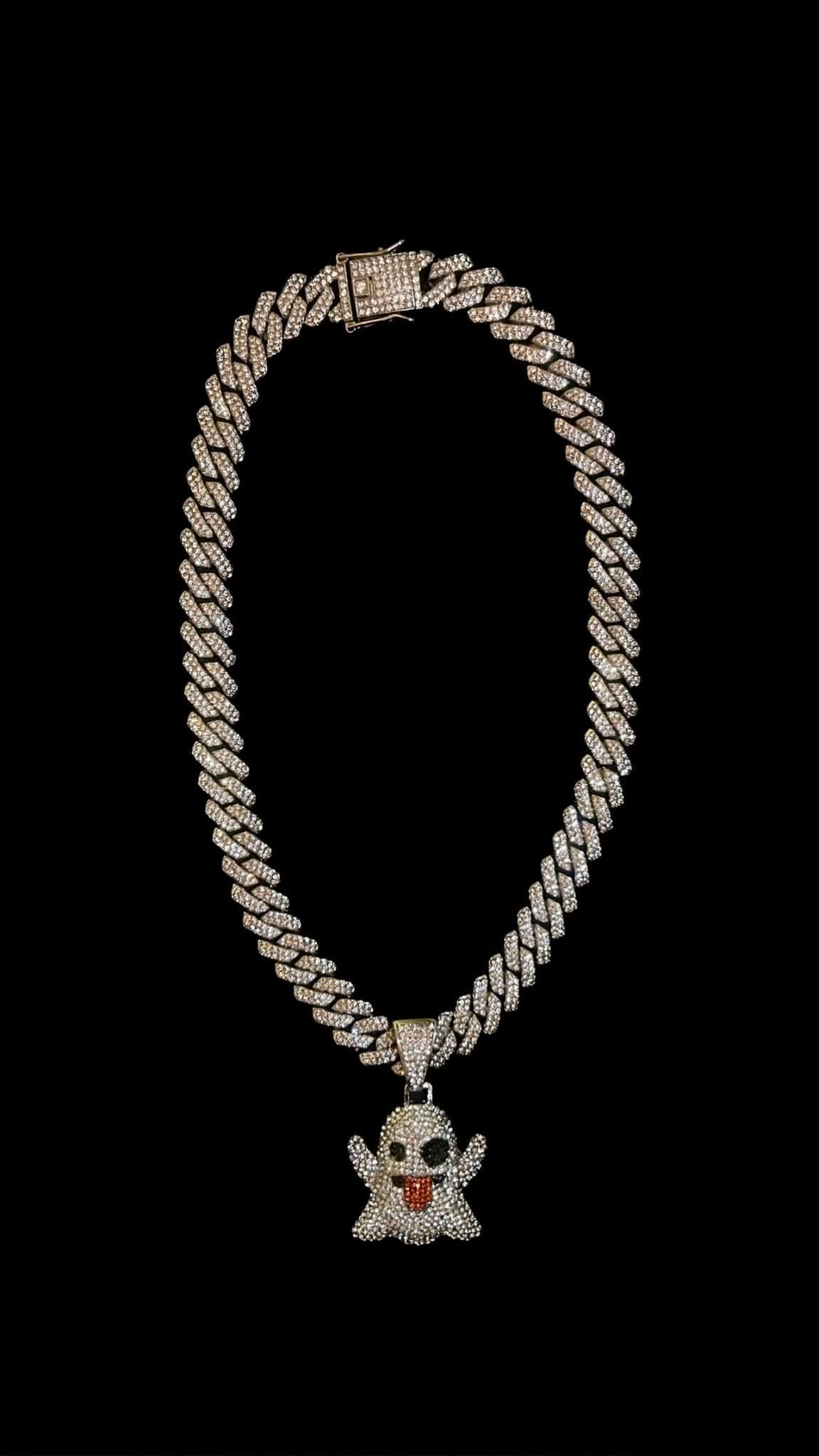 Colier Cuban Ghost Silver - Icedout.nm