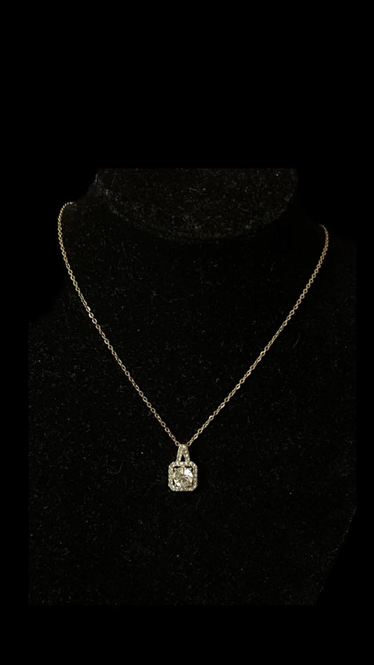 Colier Cube Gold - Icedout.nm