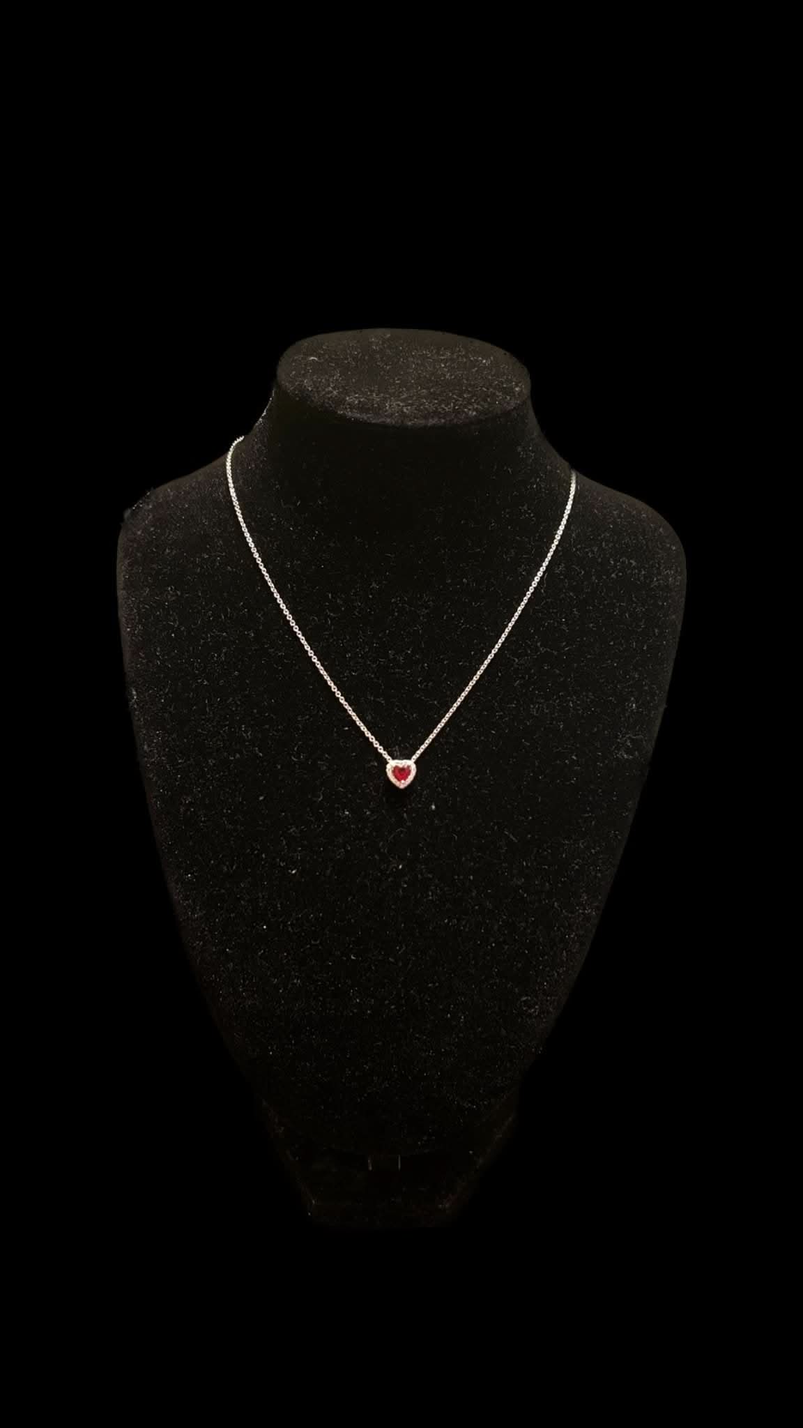 Colier Red Heart Argint 925 - Icedout.nm