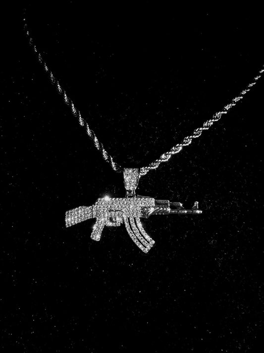 Colier Rope AK - 47 Silver - Icedout.nm