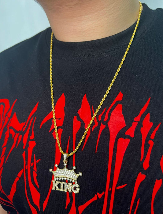 Colier Rope KING Gold - Icedout.nm