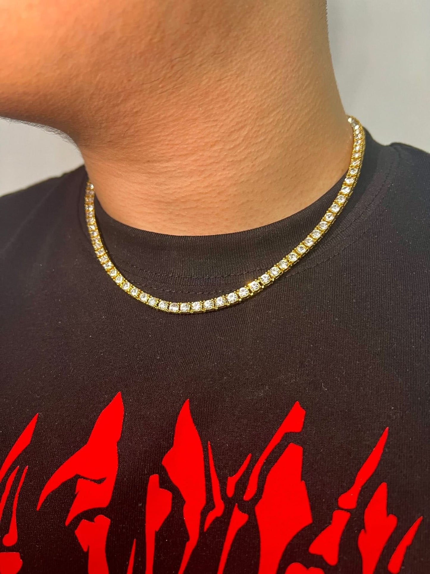 Colier Tennis Gold - Icedout.nm