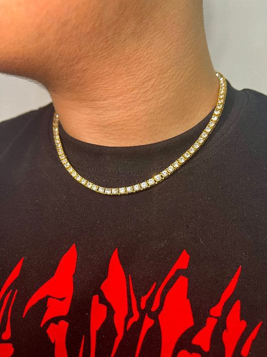 Colier Tennis Gold - Icedout.nm