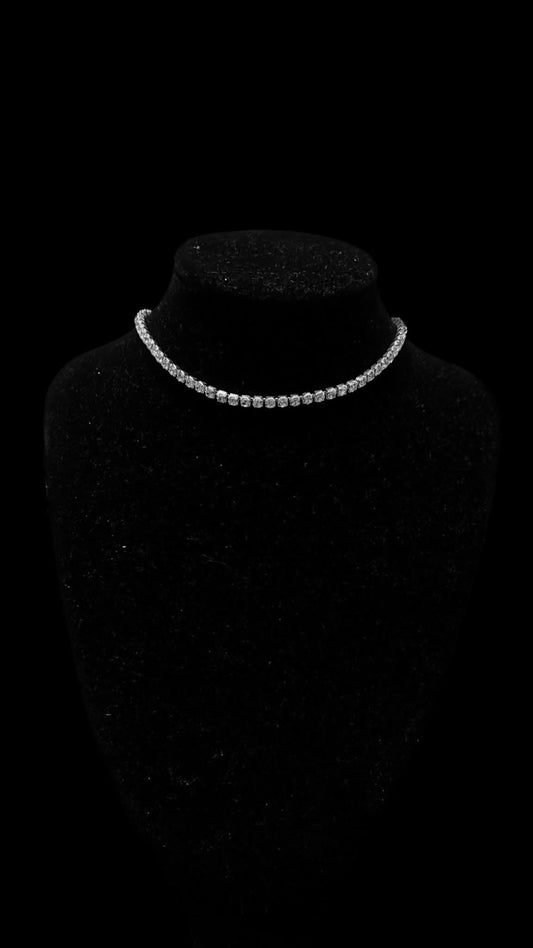 Colier Tennis Miny Silver - Icedout.nm