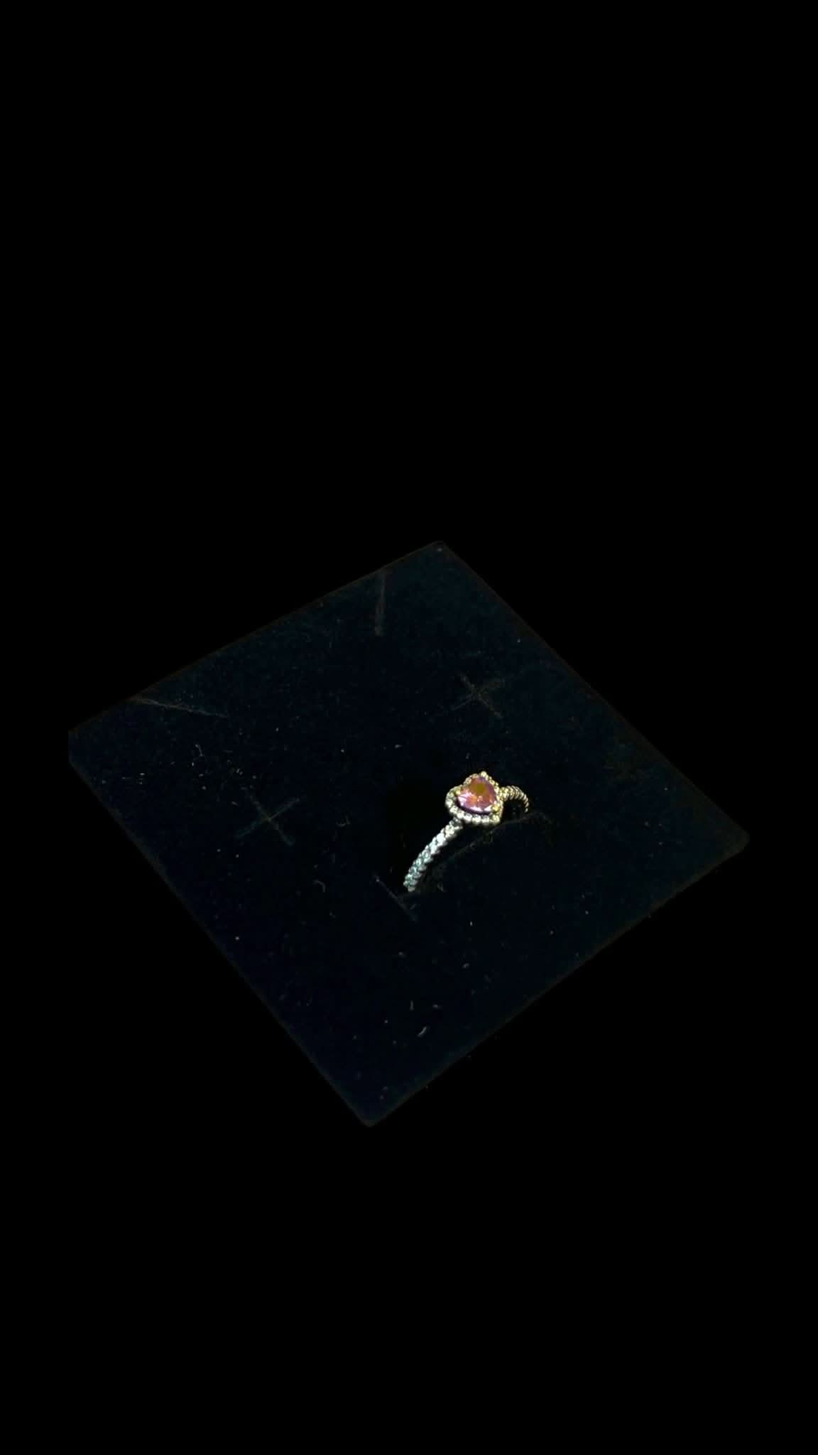 Inel Amethyst Heart Argint 925 - Icedout.nm