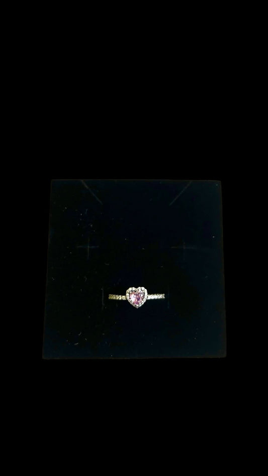 Inel Amethyst Heart Argint 925 - Icedout.nm