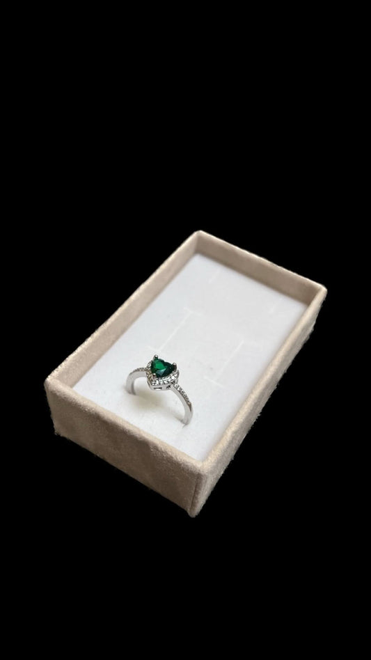 Inel Green Heart - Icedout.nm