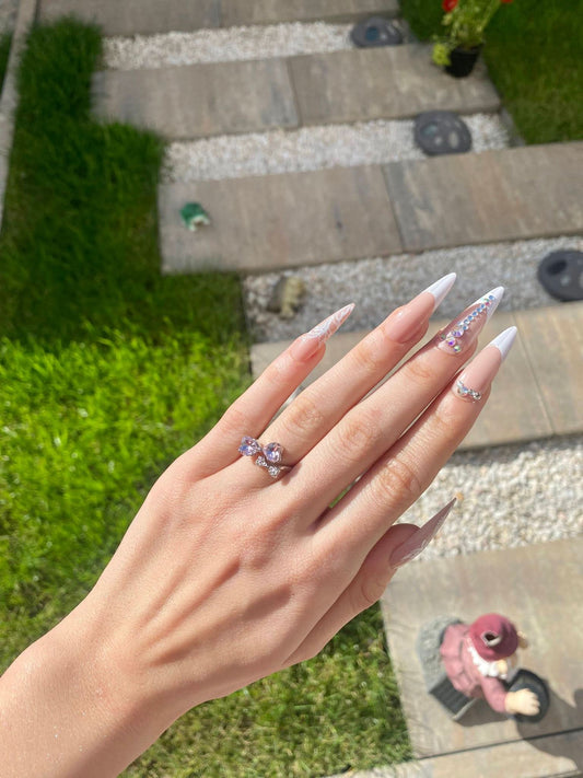 Inel Pink Bow - Icedout.nm