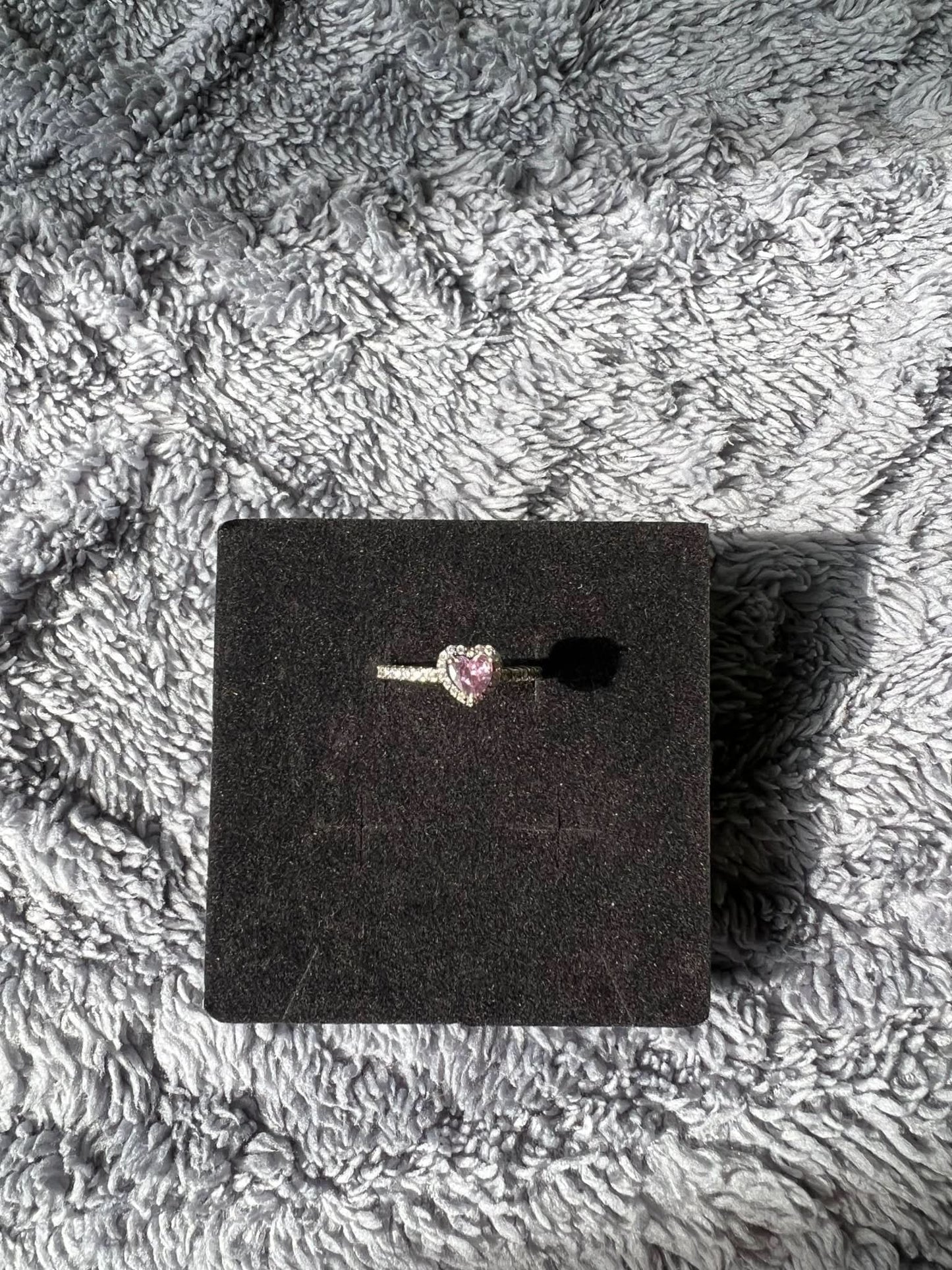 Inel Pink Heart Argint 925 - Icedout.nm