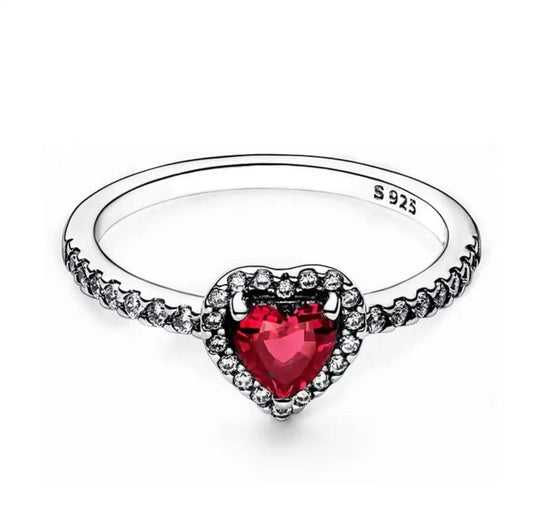 Inel Red Heart Argint 925 - Icedout.nm