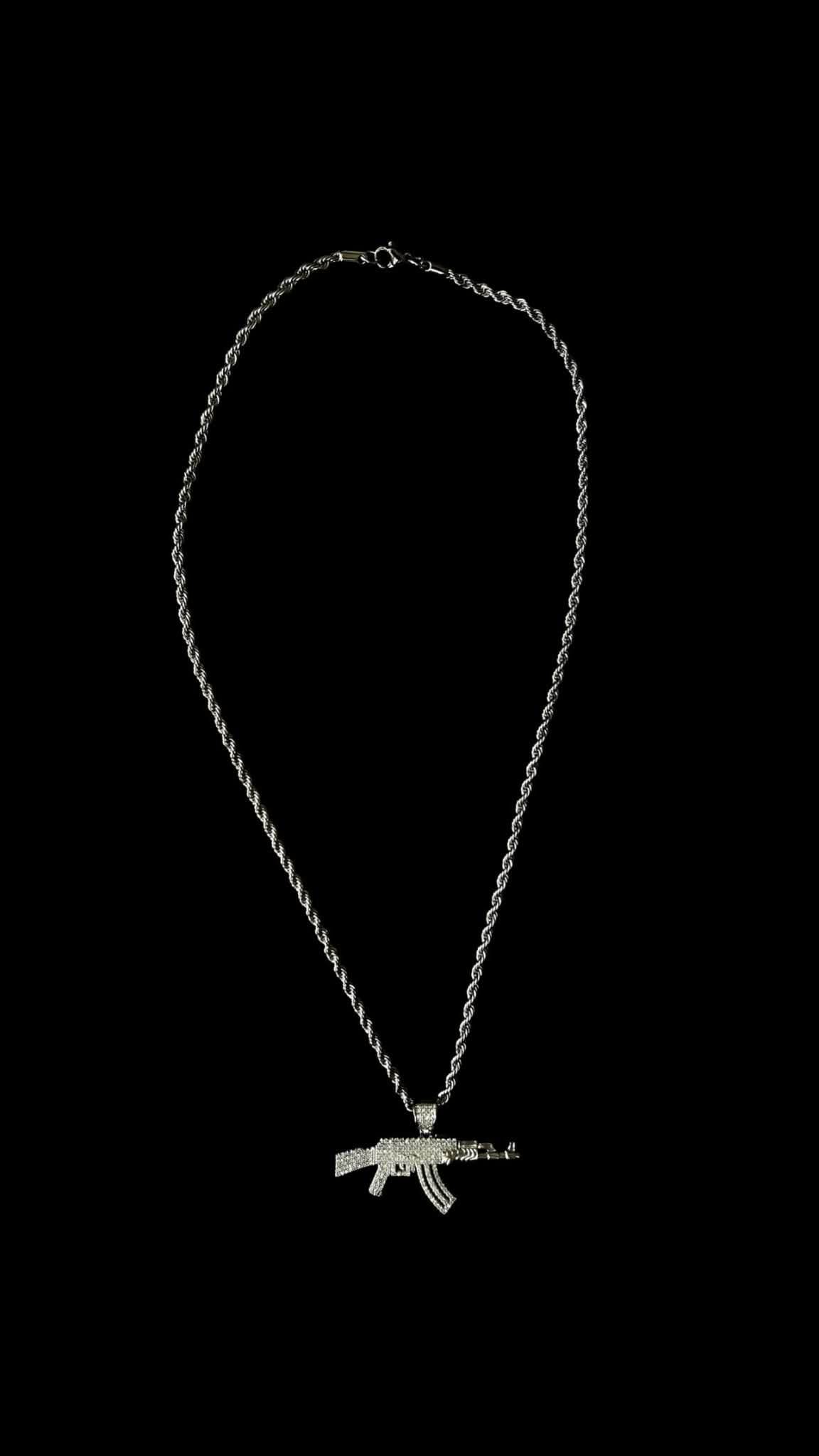 Pandantiv AK - 47 Silver - Icedout.nm