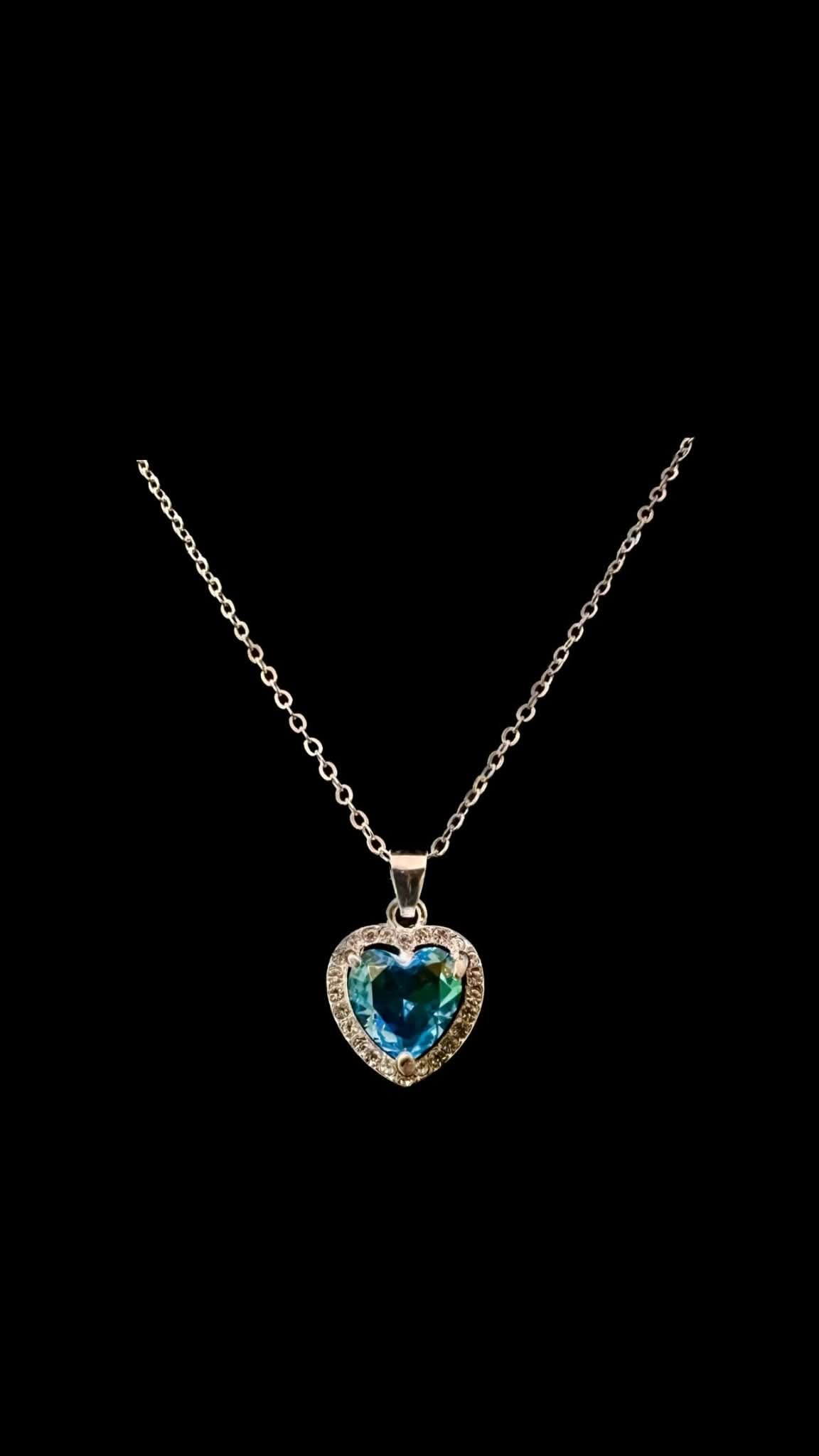 Set Colier Blue Hearts - Icedout.nm