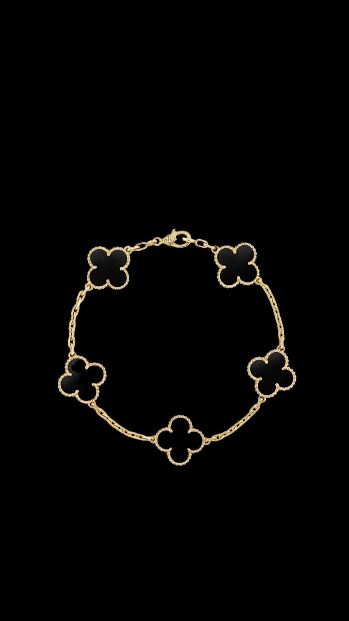 Set Colier Lucky Black&Gold - Icedout.nm