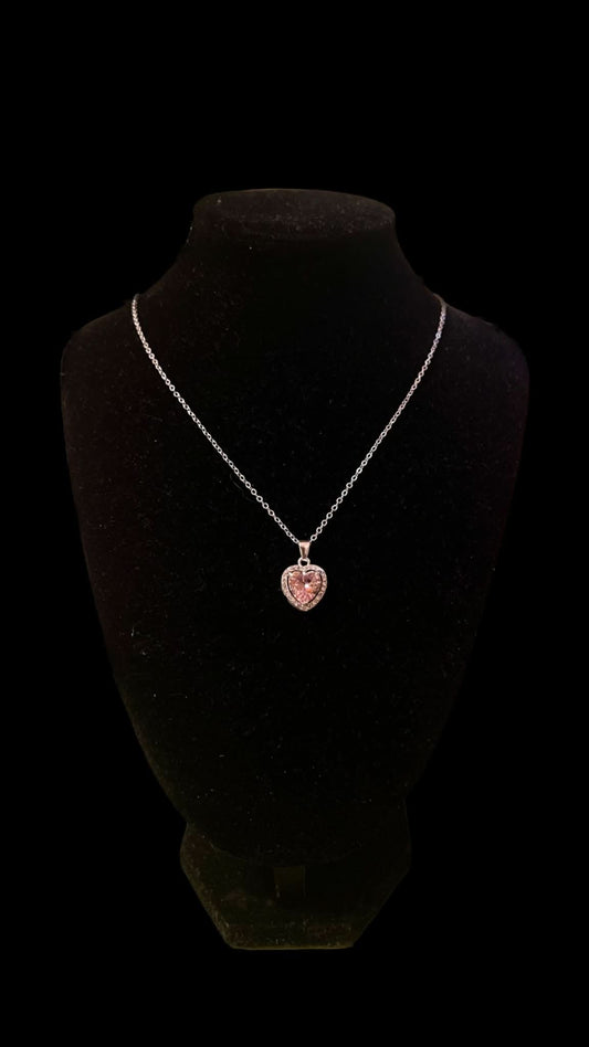 Set Colier Pink Hearts - Icedout.nm