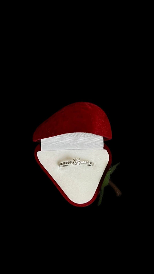 Set Strawberry Moissanite 925 Silver - Icedout.nm