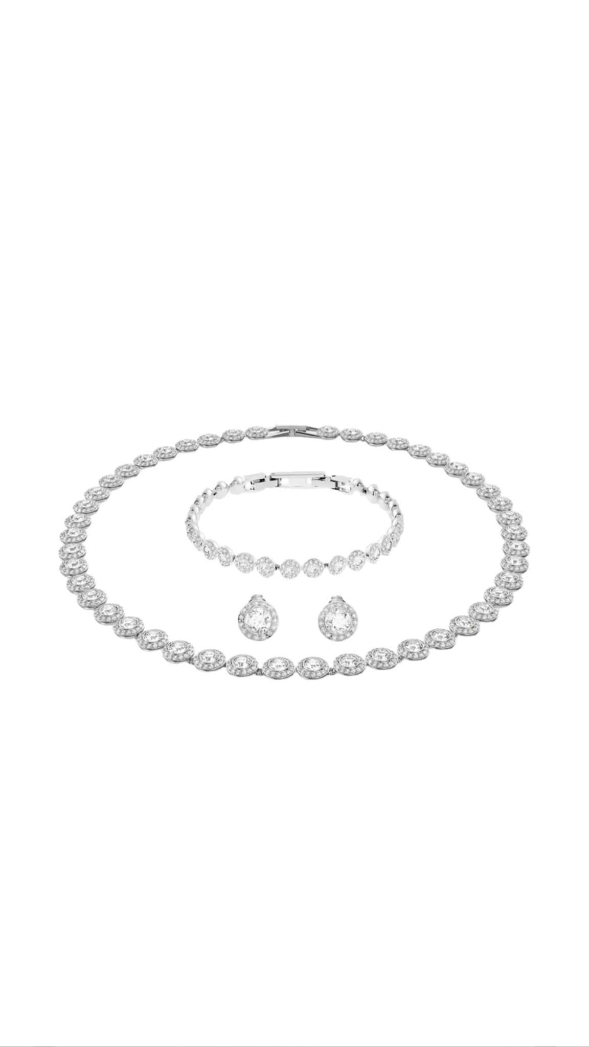 Set Tennis Round Silver - Icedout.nm