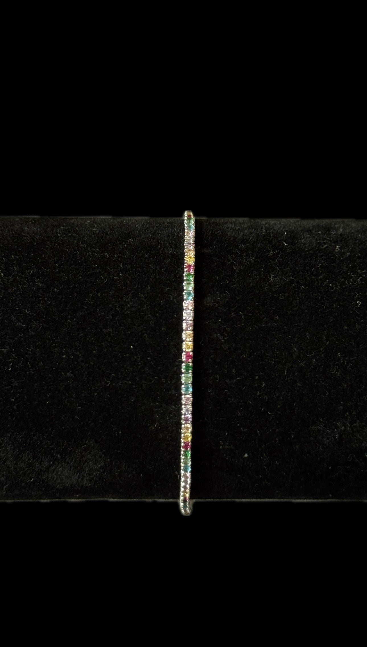 Bratara Tennis Argint 925 1 mm Multicolor