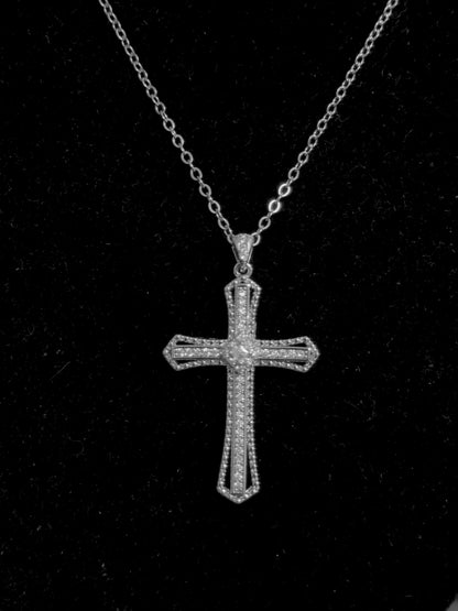 Colier Special Cross Silver