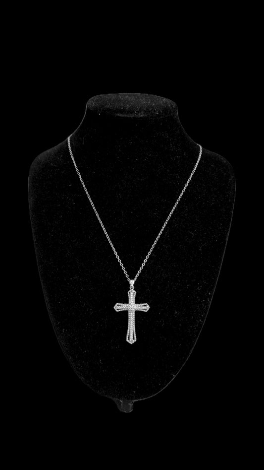 Colier Special Cross Silver