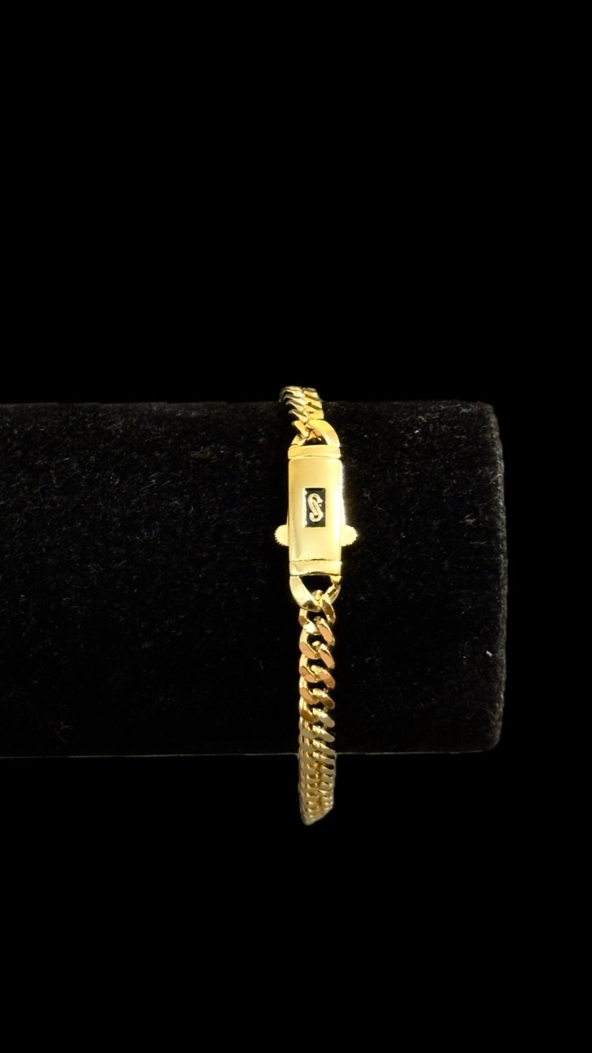 Bratara Cuban 6 MM GOLD Placat cu Aur 18k - Icedout.nm