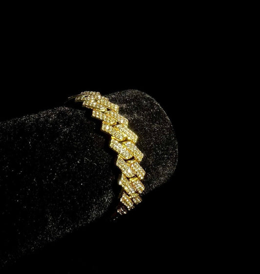 Brățară Cuban Silver/Gold - Icedout.nm