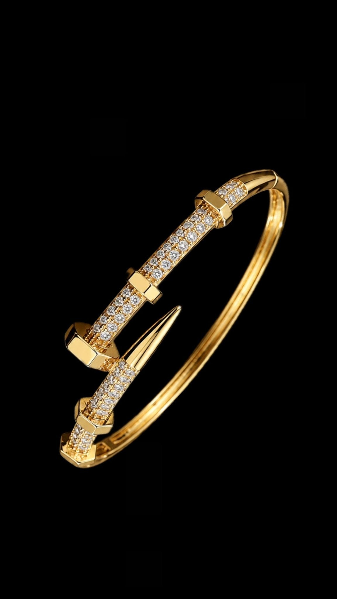 Brățară Fixă Cui Deluxe Gold - Icedout.nm