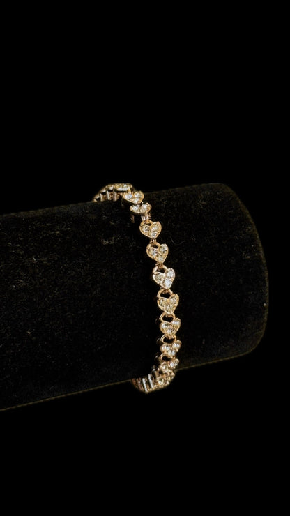 Brățară Hearts Rose Gold - Icedout.nm
