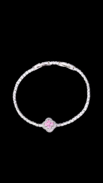 Brățara Tennis Flower Pink - Icedout.nm
