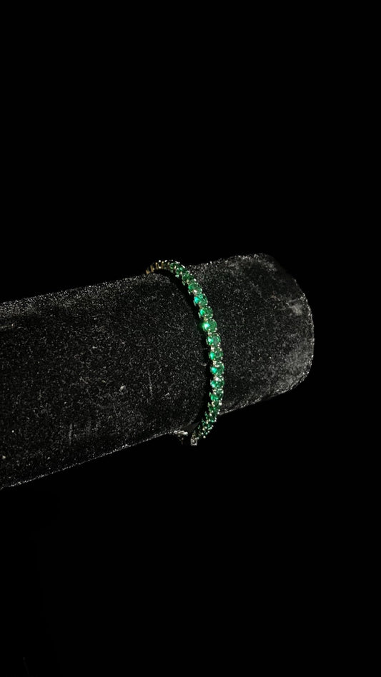 Bratara Tennis Green - Icedout.nm