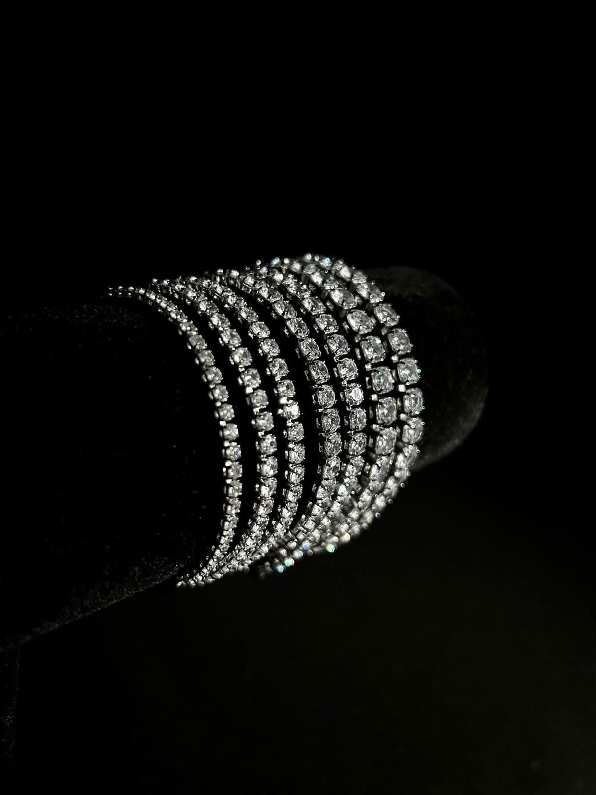 Bratara Tennis Silver 4mm - Icedout.nm