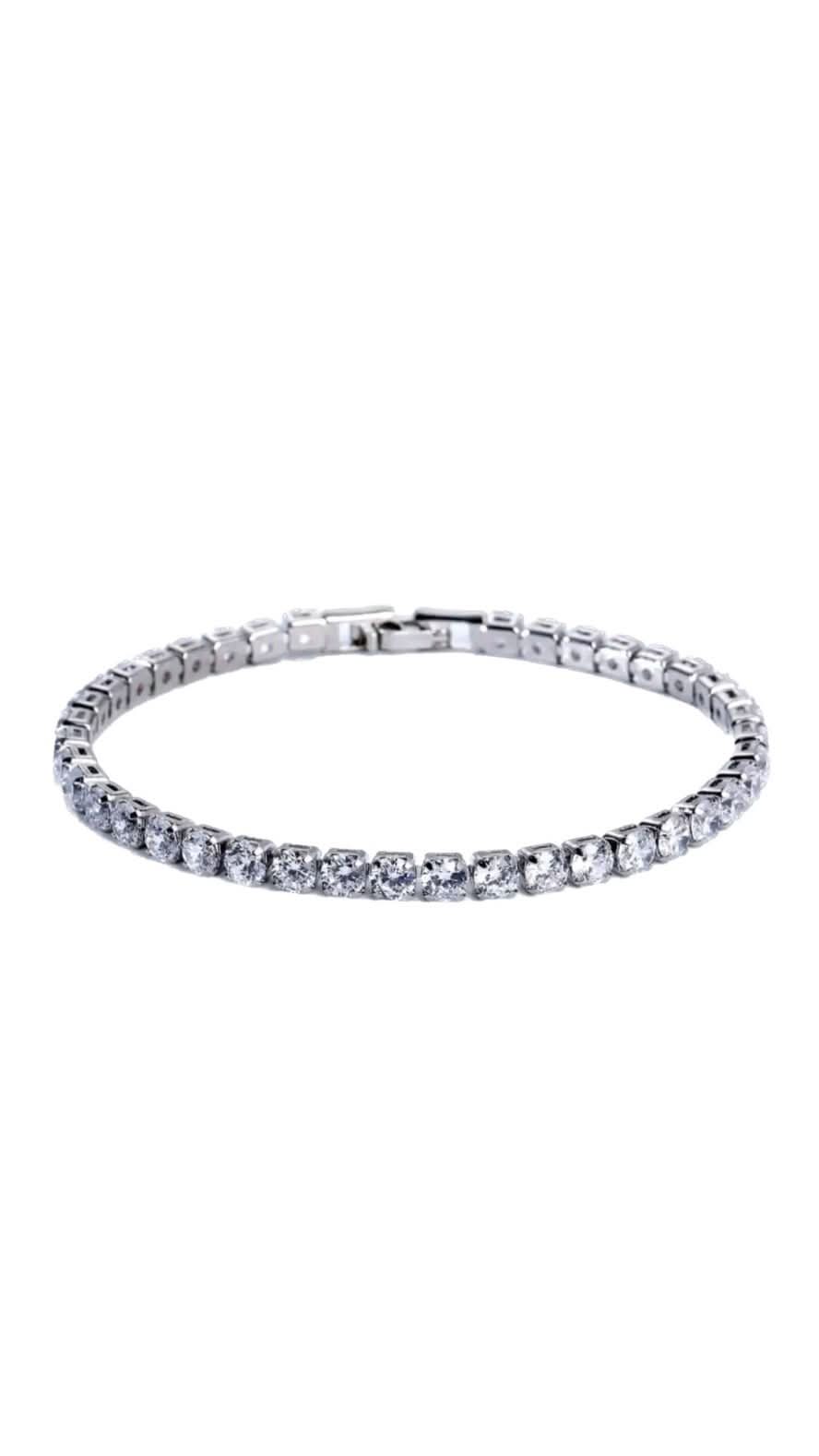 Bratara Tennis Silver 4mm - Icedout.nm