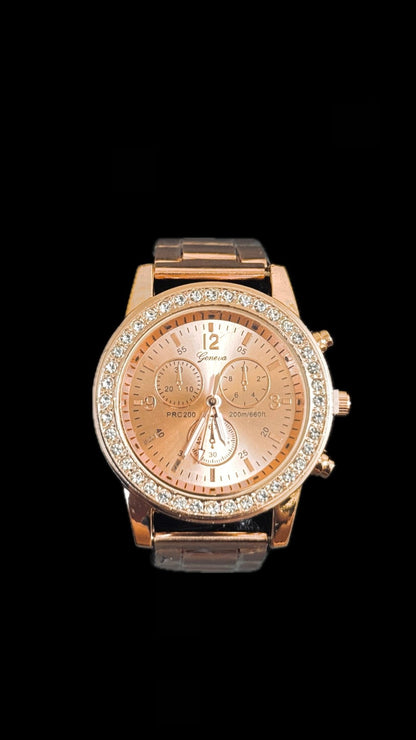 Ceas Geneva Rose Gold - Icedout.nm