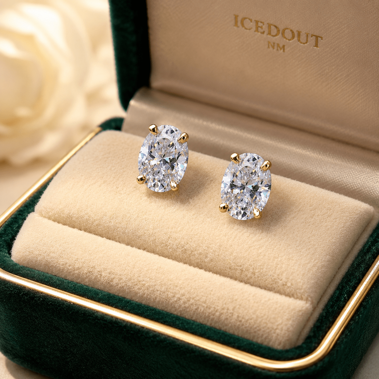 Cercei Gold Diamant - Icedout.nm