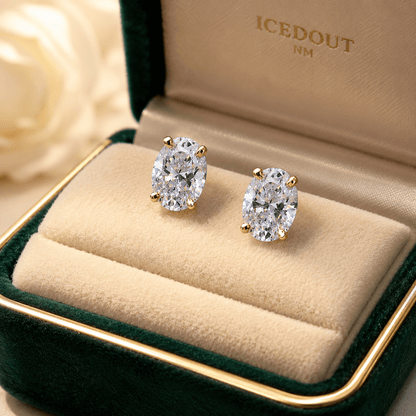 Cercei Gold Diamant - Icedout.nm