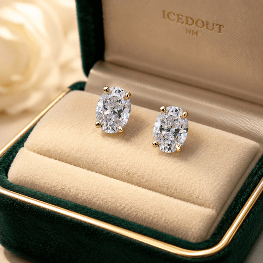 Cercei Gold Diamant - Icedout.nm