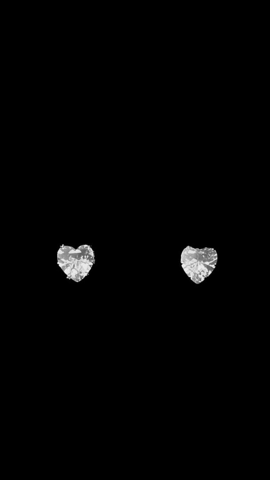 Cercei Ice Heart Silver - Icedout.nm