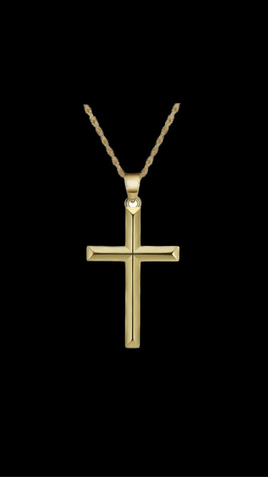Colier Cross Gold - Icedout.nm