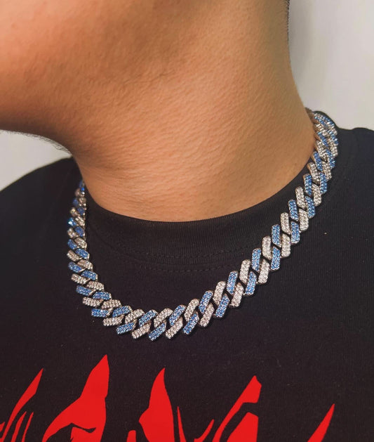 Colier Cuban Half Blue - Icedout.nm