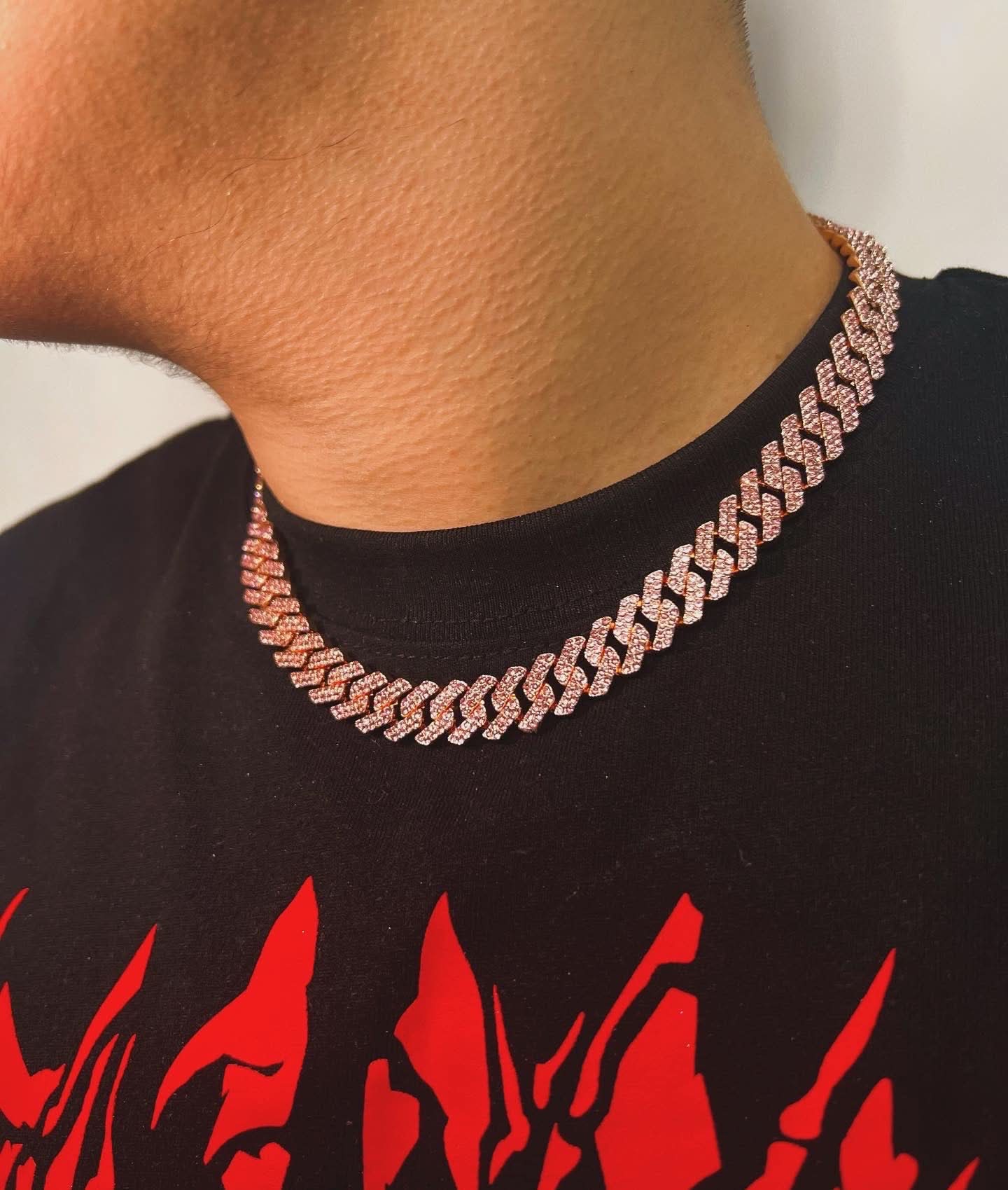 Colier Cuban Rose Gold - Icedout.nm