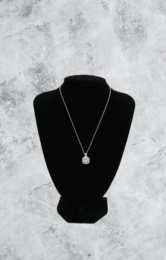 Colier Pink Cube - Icedout.nm