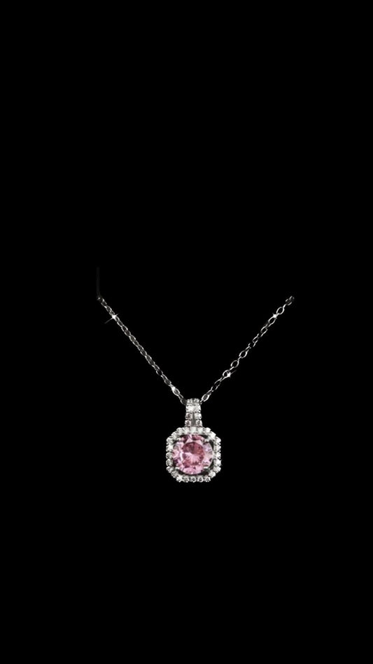Colier Pink Cube - Icedout.nm
