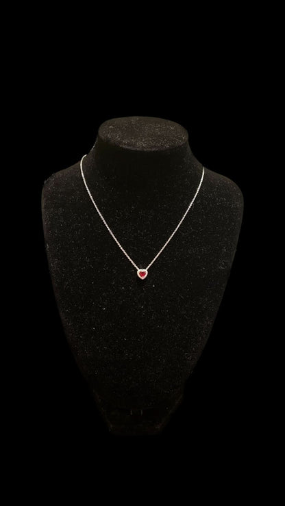 Colier Red Heart Argint 925 - Icedout.nm