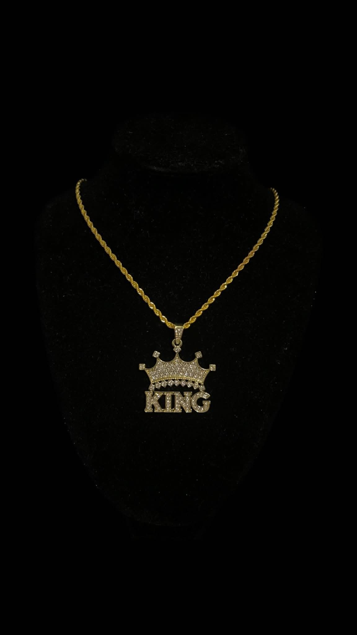 Colier Rope KING Gold - Icedout.nm