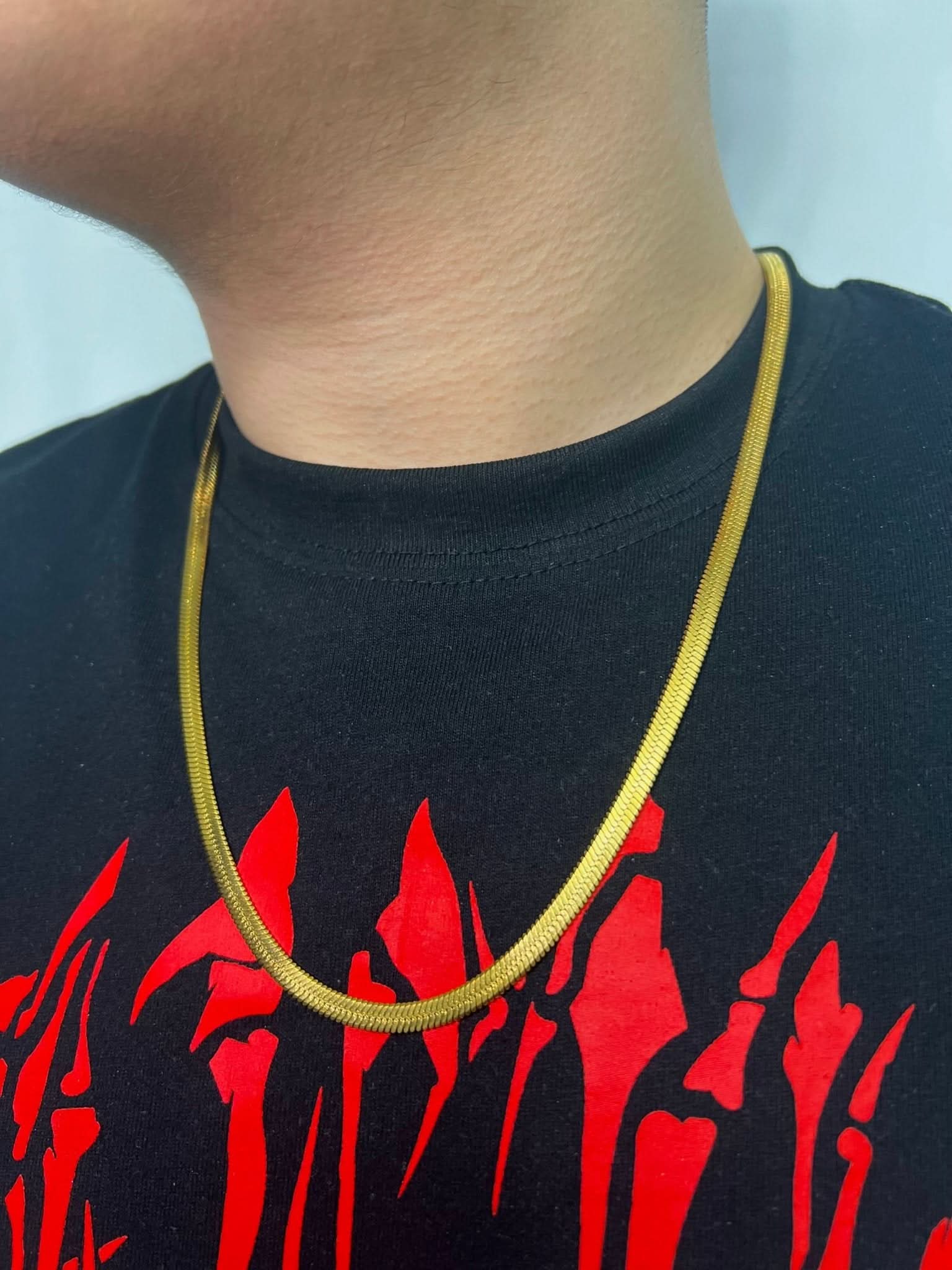 Colier Snake Gold - Icedout.nm
