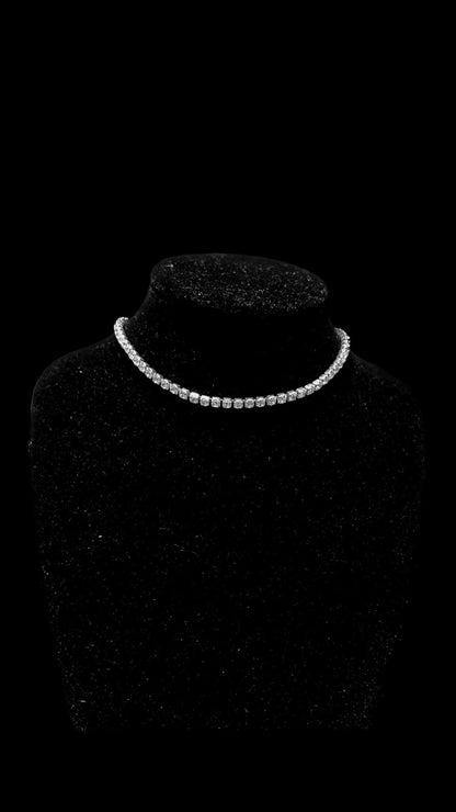 Colier Tennis Miny Silver - Icedout.nm