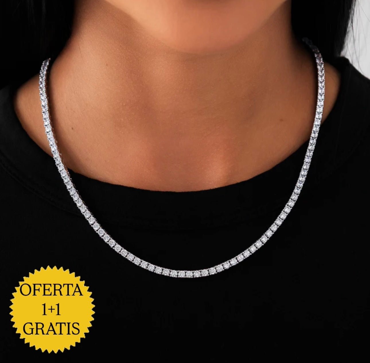 Colier Tennis Silver - Icedout.nm